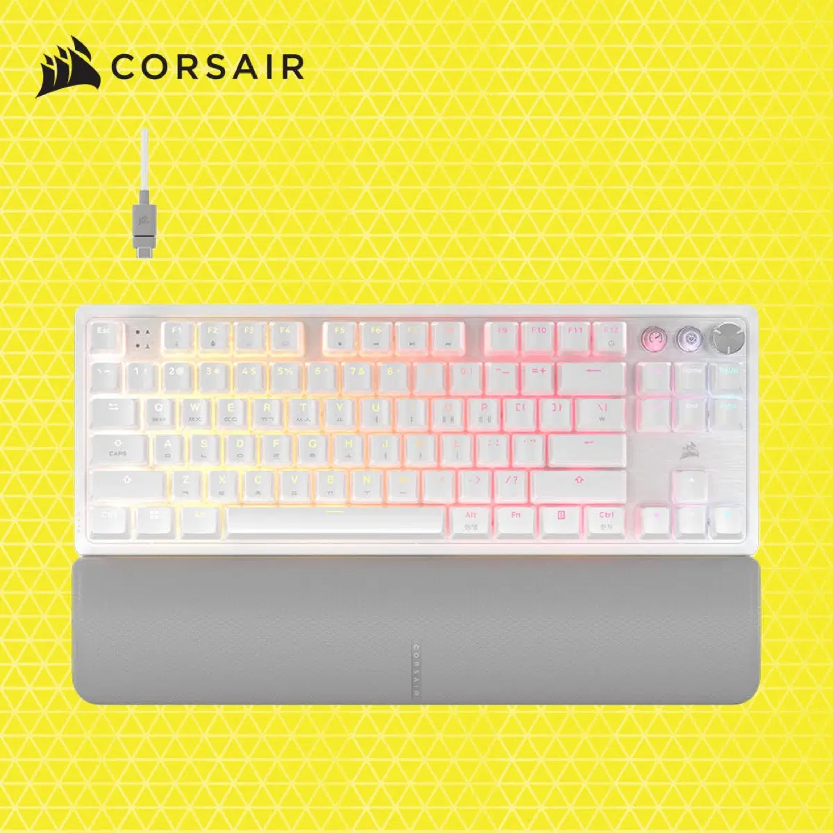 커세어 K70 PRO TKL MGX 래피드트리거 게이밍 기계식 키보드
