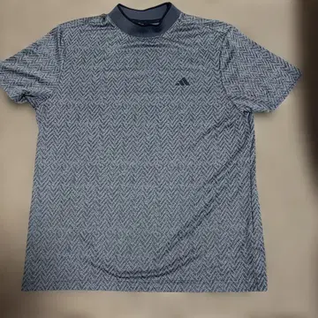 adidas 남성용 골프 셔츠 헤링본 무늬