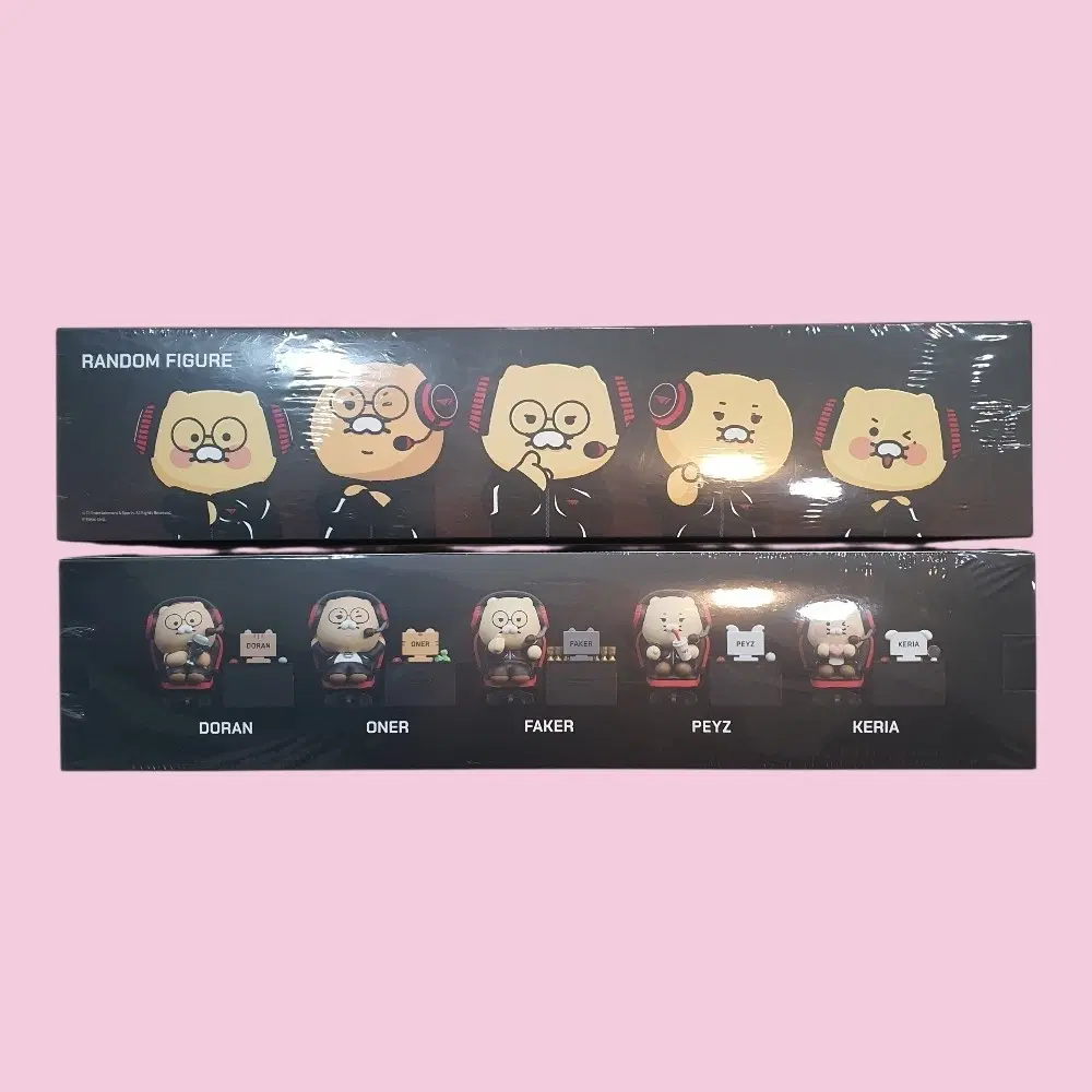 T1 카카오프렌즈 춘식이 피규어 풀세트 미개봉 새상품