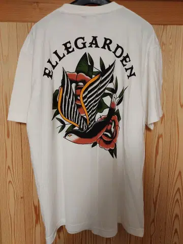 ELLEGARDEN 엘르가든 SWALLOW 티셔츠 WHITE XL