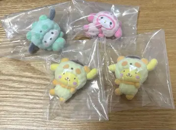 산리오 가챠가챠 모코모코 팬더 플로키 마스코트