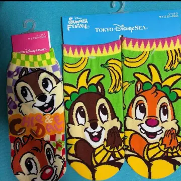 디즈니 칩앤데일 양말 2세트