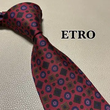 [새상품급] ETRO 에트로 넥타이 스트라이프 비즈니스 수트 실크