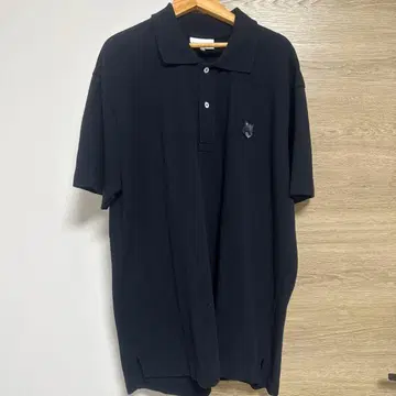 메종 키츠네 피케 셔츠 블랙 L 사이즈