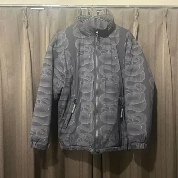 HYSTERIC GLAMOUR 올 패턴 다운 자켓 블랙 S 사이즈