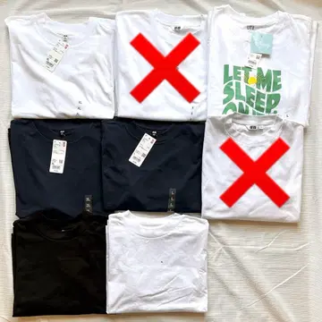 UNIQLO 유니클로 T셔츠 묶음 판매 6세트