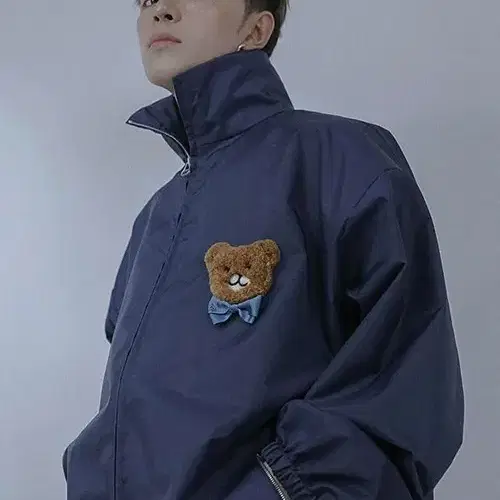 구찌 X 카이 테디베어 나일론 트랙 자켓