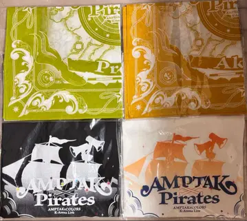AMPTAK x COLORS 88% 해적 T셔츠 반다나 4종 세트