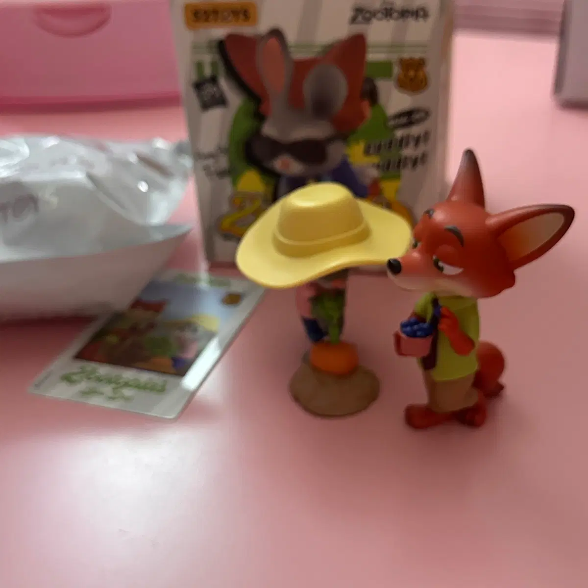 (새상품) 52TOYS 주토피아 베스트 파트너 닉 주디 블루베리 피규어