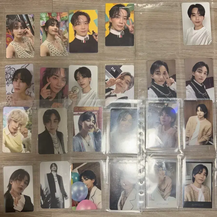 세븐틴 정한 포토카드 일괄 72장