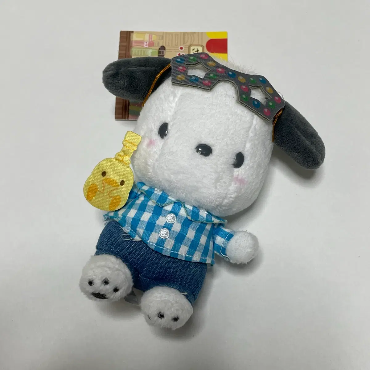 산리오 막과자 본점 시리즈 마스코트 홀더 키링 포차코