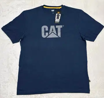 미사용 새상품 CAT 캐터필러 티셔츠 네이비 L