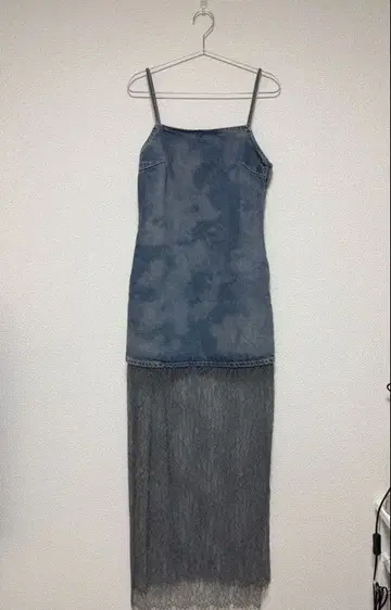 ZARA 레이스 원피스 데님 원피스