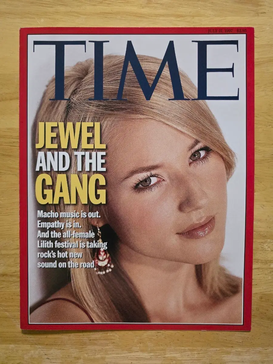 포스터 Jewel 주얼 1997 TIME PROMO Booklet