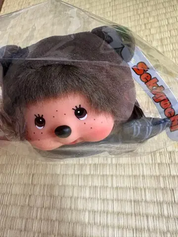 미사용 몽치치 홋카이도 한정 목조 곰 봉제 인형