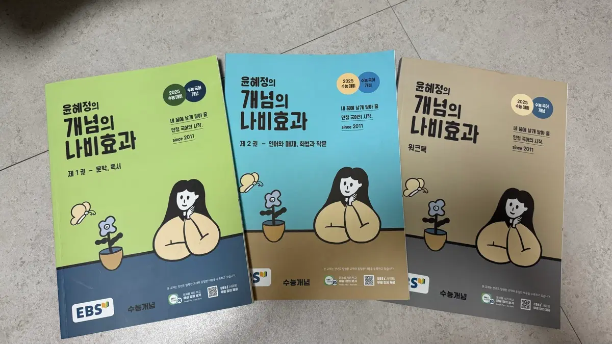 2025 윤혜정의 개념의 나비효과 세트
