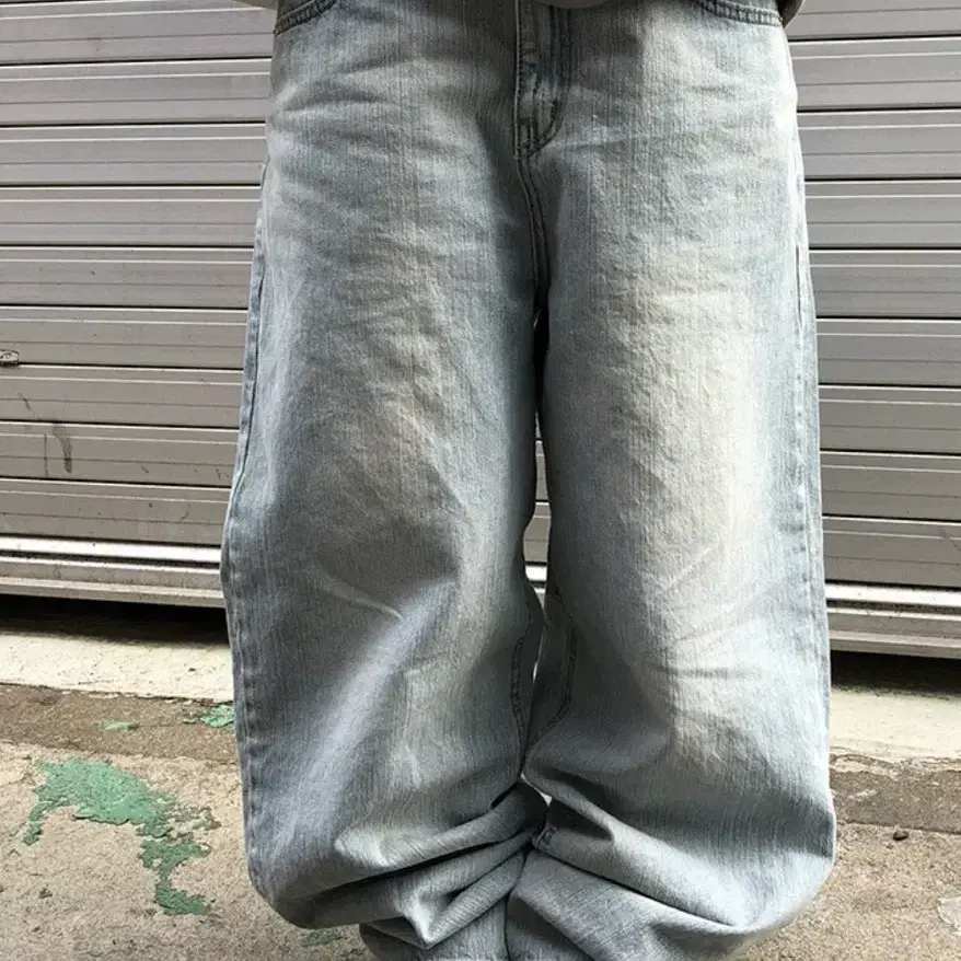 연청 와이드 데님 팬츠