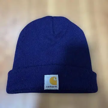 USA제 Carhartt 니트 모자 비니 네이비