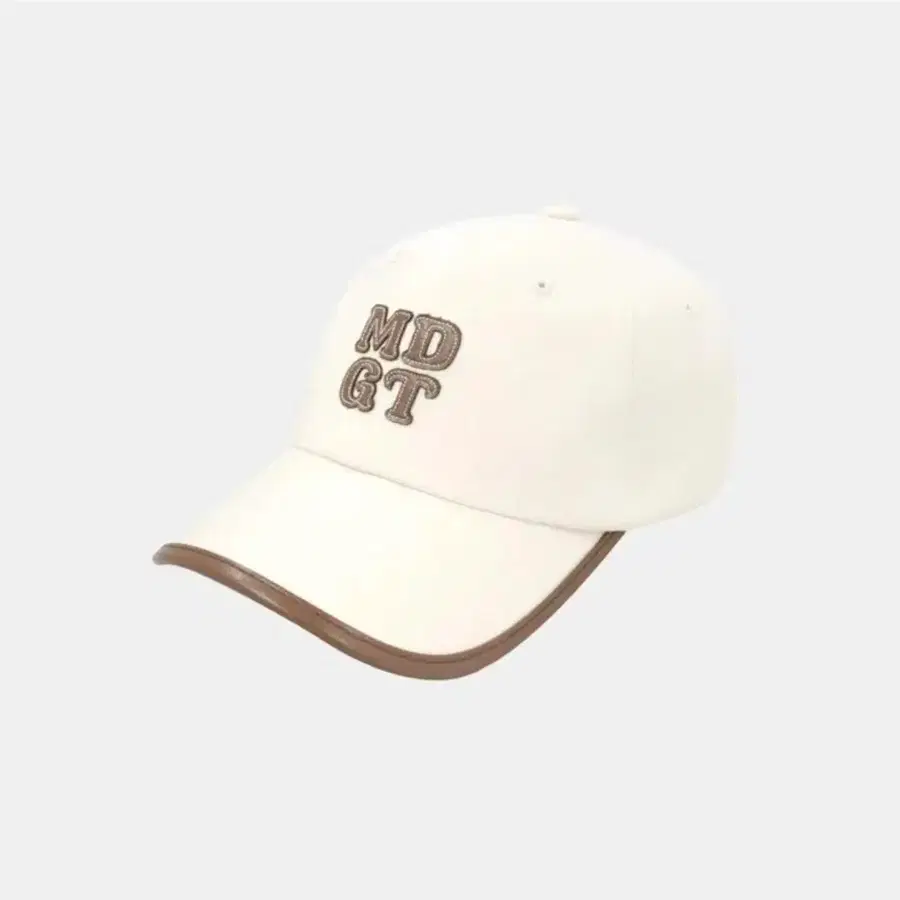 레더 트리밍 볼캡 베이지