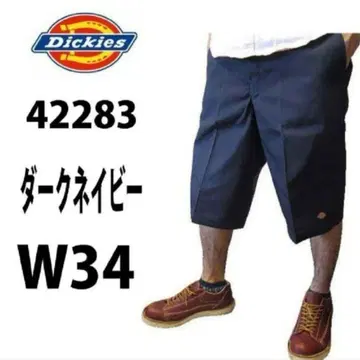 새상품 34 DN 하프 팬츠 디키즈 다크 네이비 42283