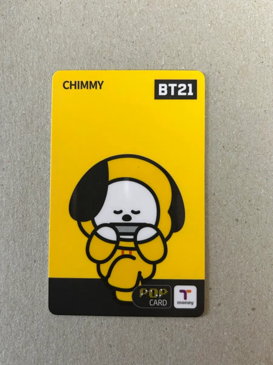 BT21 치미 티머니 카드 BTS Chimmy