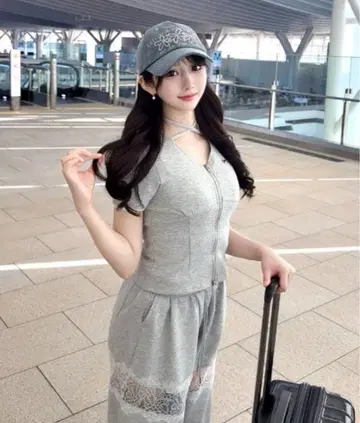 oneway 레이스 후드티 상의