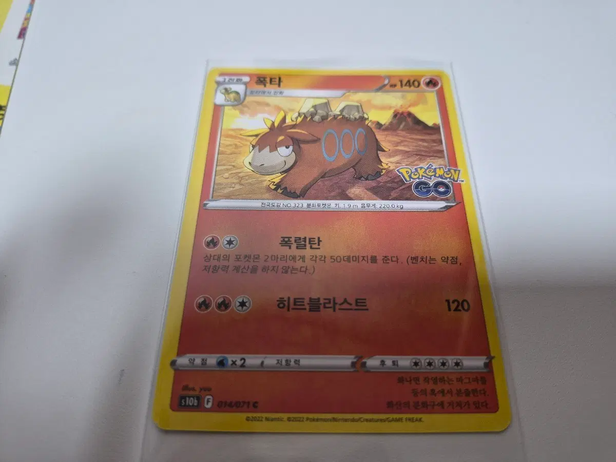 포켓몬카드 폭타