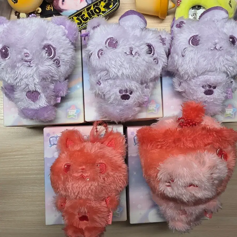 컬러돌 개별 판매 일괄 판매 보라 빨강 인형