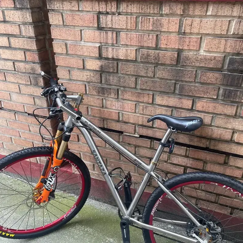 산타자 티타늄 MTB 자전거(직거래만 가능)