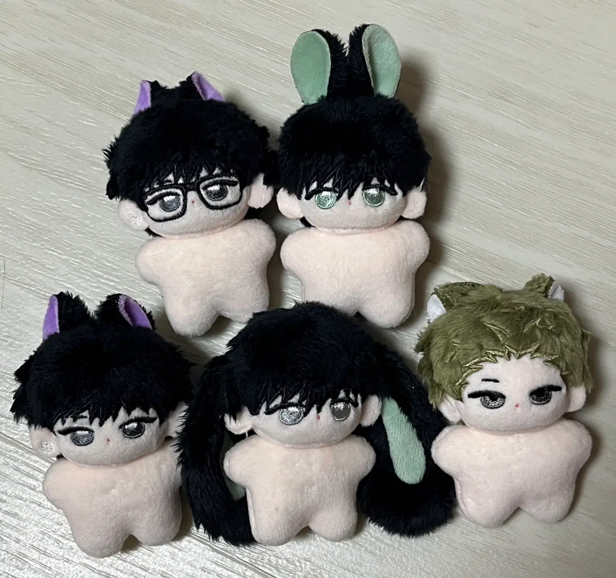 해피투게더 자반해투 자반유성 5cm 인형 일괄 판매