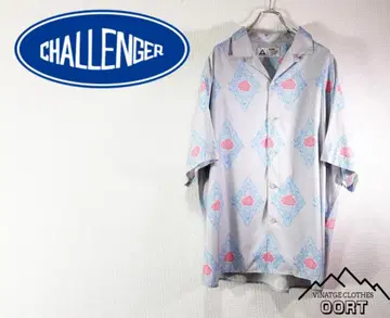 챌린저 Challenger 나가세 토모야 레이온 셔츠 XL ROSE