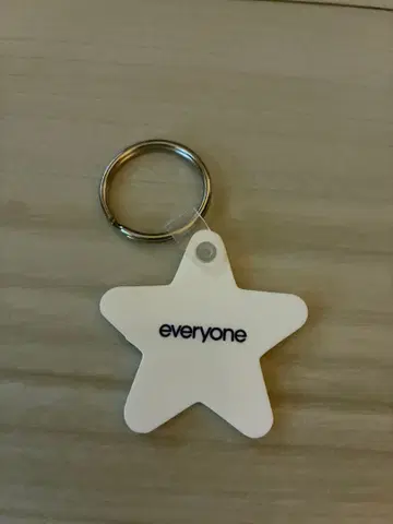 everyone 에브리원 별 키링 키참