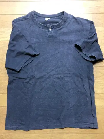 WAREHOUSE 웨어하우스 T셔츠 흑먹색 L 페이드