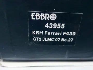 EBBRO KRH 페라리 F430 GT2 JLMC 07