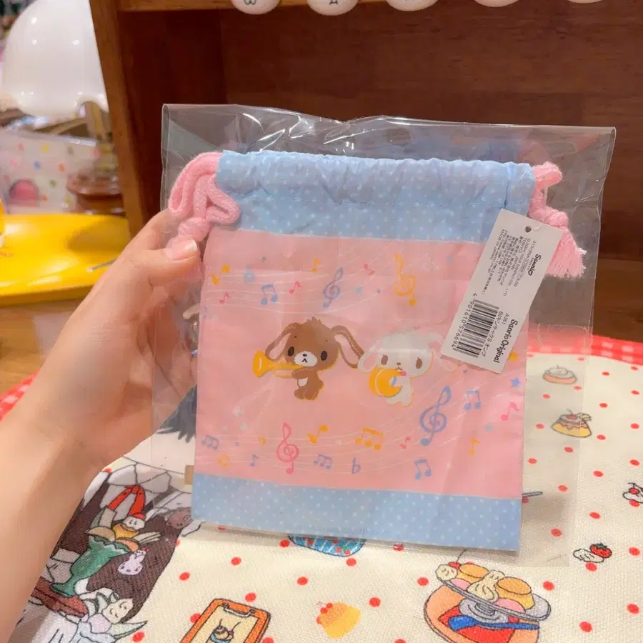 고전 산리오 슈가바니즈 복조리 파우치