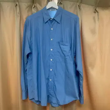 Auralee 25ss WASHED FINX TWILL BIG SHIRT