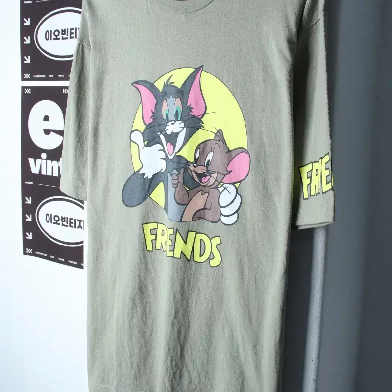 (XL-2XL) 브랜드빈티지 반팔 티셔츠 빅사이즈 톰과제리-H34602