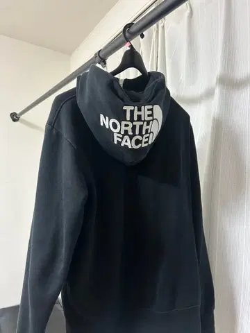 THE NORTH FACE 집업 후드티 블랙