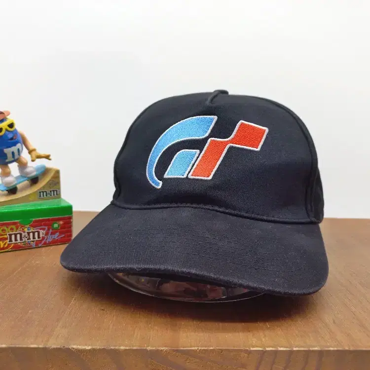 그란투리스모 영화 굿즈 GT 로고 자수 레이싱 볼캡 모자 블랙