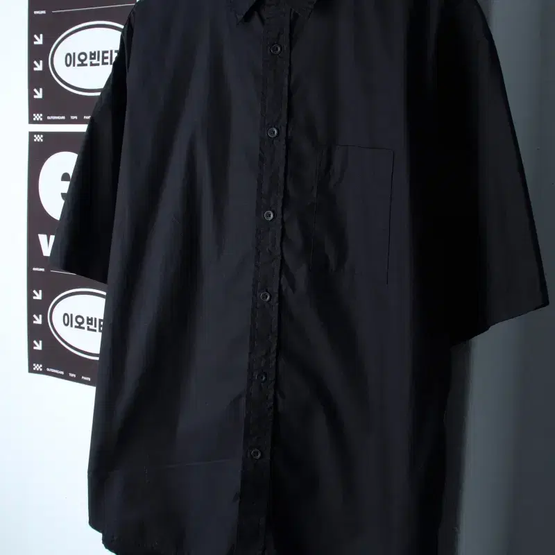 (L-2XL) 무신사 스탠다드 반팔 카라 티셔츠 셔츠 남방-H34681