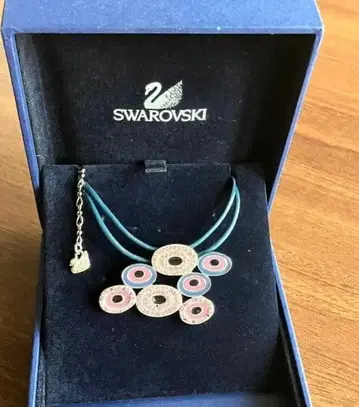 SWAROVSKI 스와로브스키 목걸이 핑크