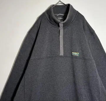 L.L.Bean 엘엘빈 스냅 버튼 자수 로고 플리스 자켓
