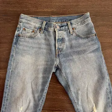 Levi's 리바이스 501 데님 청바지 여성용 데미지