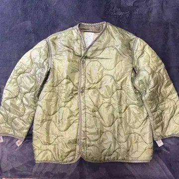 미군 실물 M-65 퀼팅 라이너 올리브
