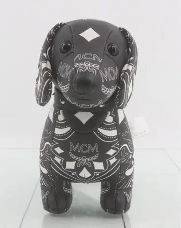 MCM 봉제 인형 가죽 개 블랙 상품 No.1 새상품급 닥스