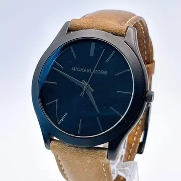 MICHAEL KORS 손목시계 MK-8510 새 배터리 블랙 작동품