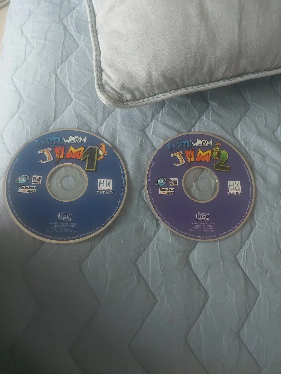 어스웜 짐 1/2 PC CD 게임