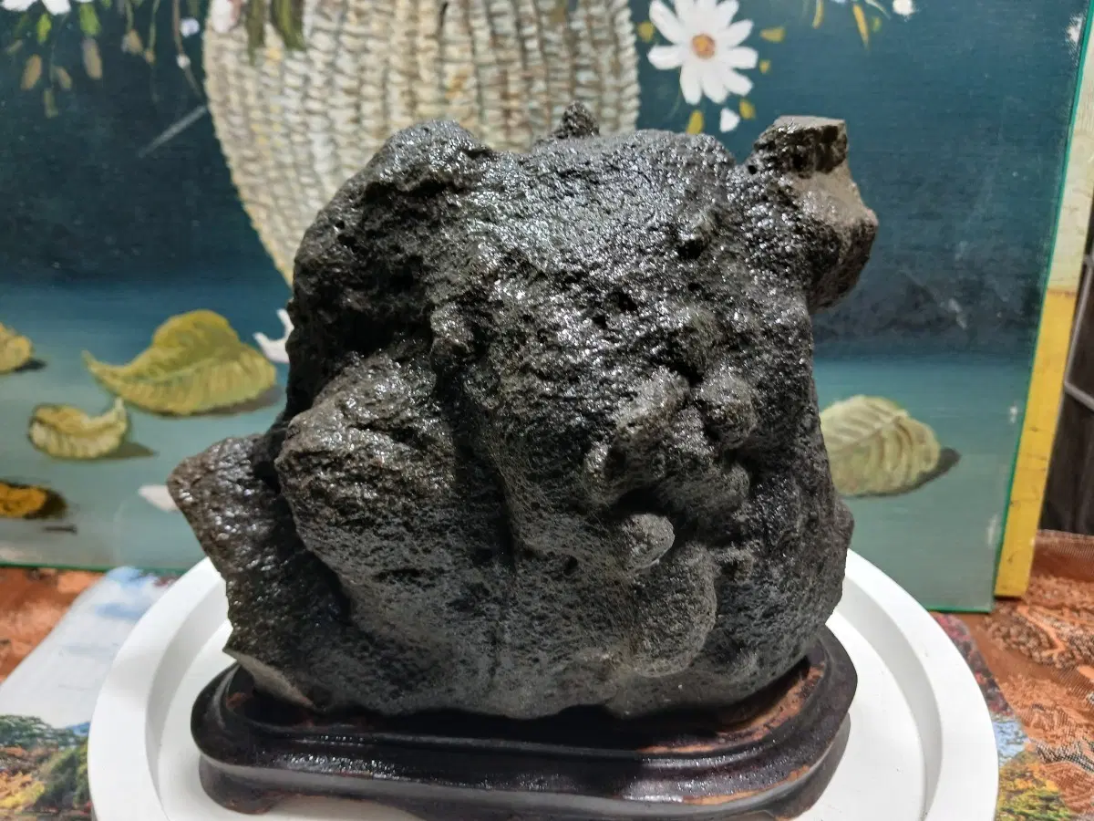 흑요석 원석 장식돌