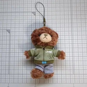 Jeep 지프 베어 봉제 인형 키링