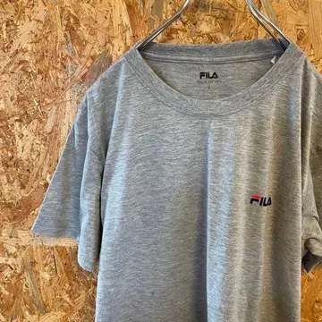 AE10410 FILA 반팔 T셔츠 그레이 남성용 L 포스
